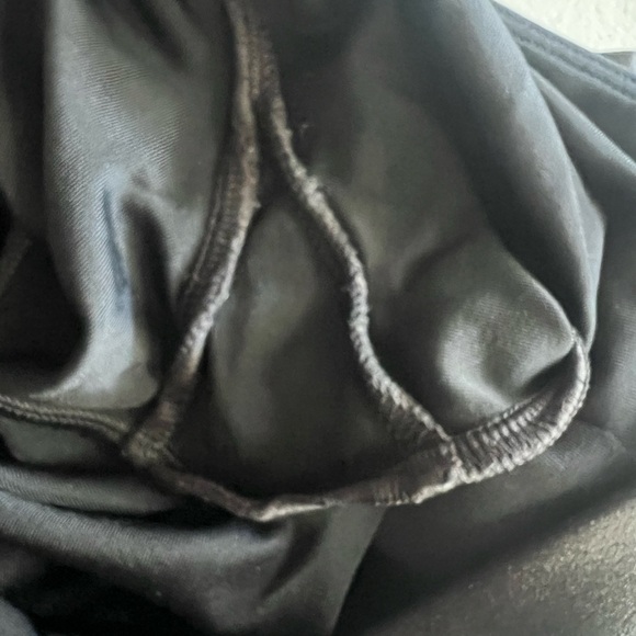 Spanx Faux Leather Black Leggings, S - Picture 9 of 10